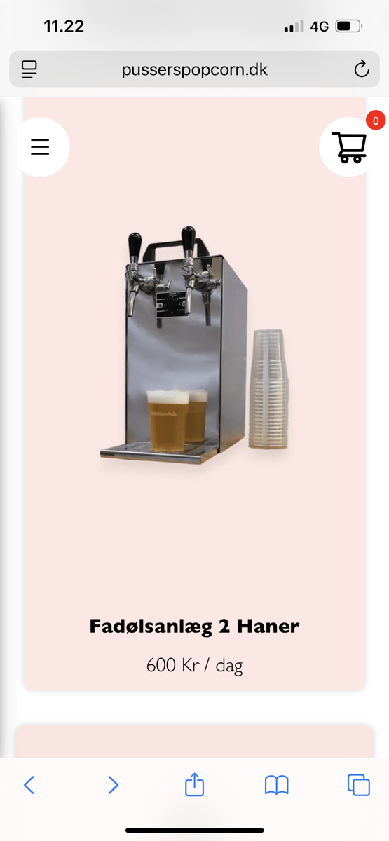 Lej en Fadølsanlæg