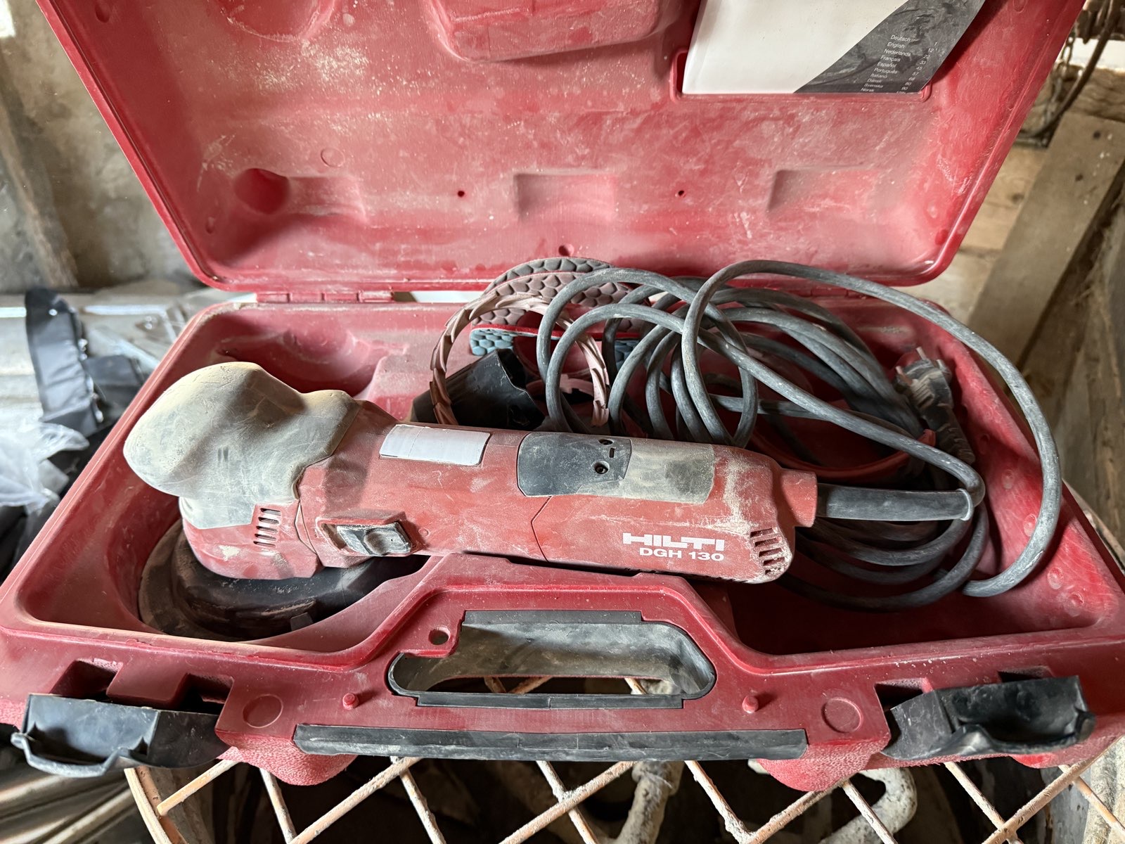 Hilti dgh 130 betonslibet