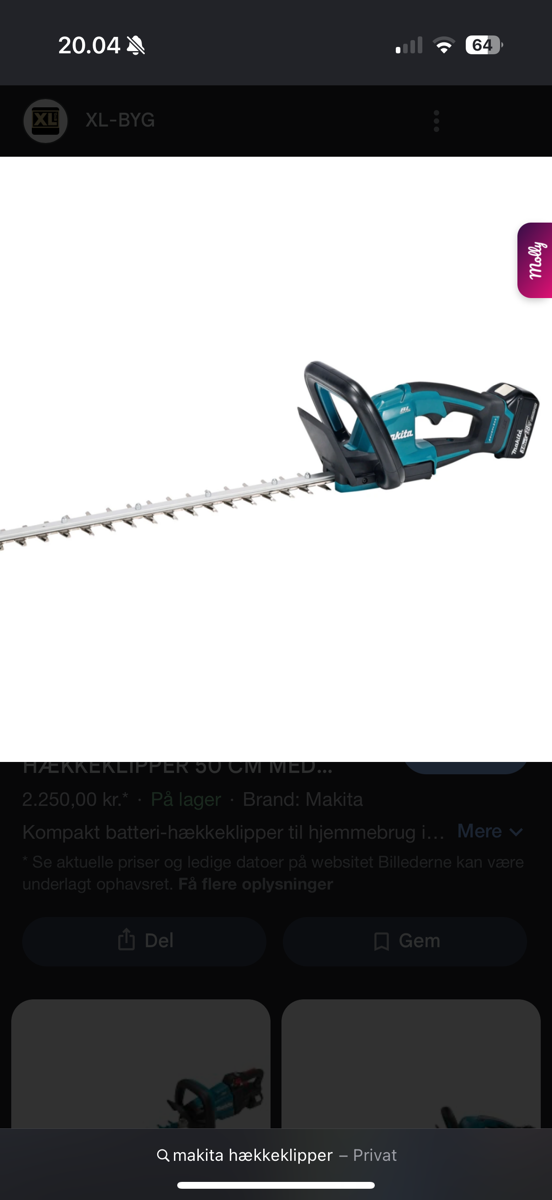 Hægklipper