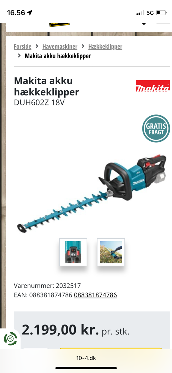 Makita hækkeklipper