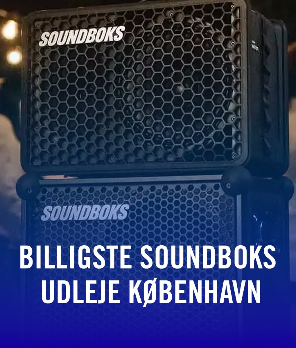 Lej en Soundboks Leje