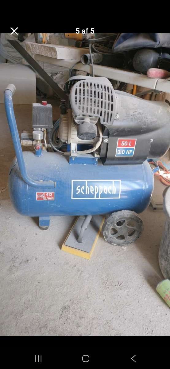 Stor Kompressor med dobbelt udtag