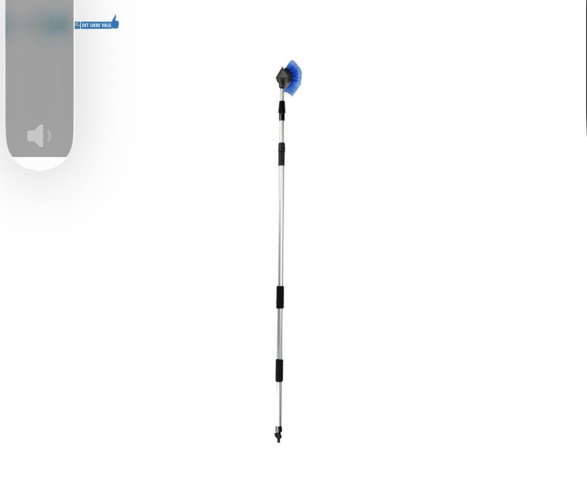 Teleskob Solcelle vasker